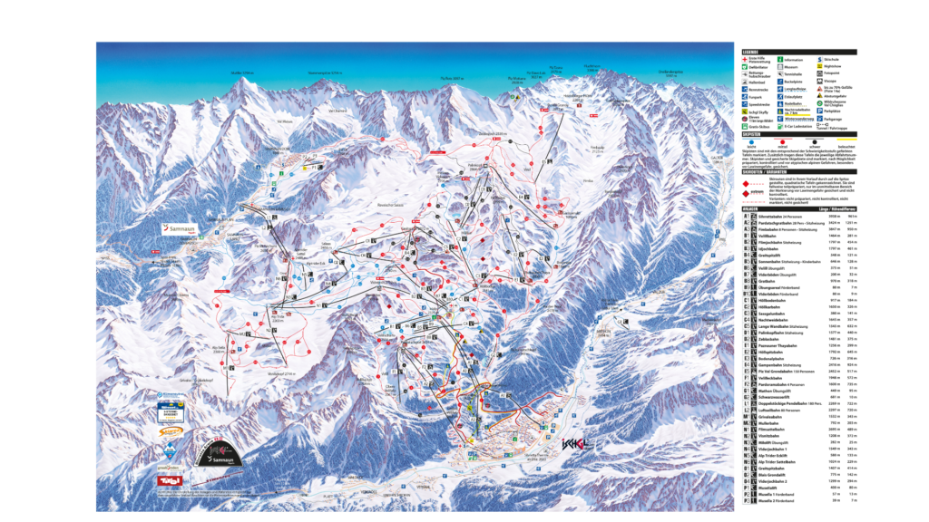 Ischgl Ski Map And Resort Information Free Piste Map