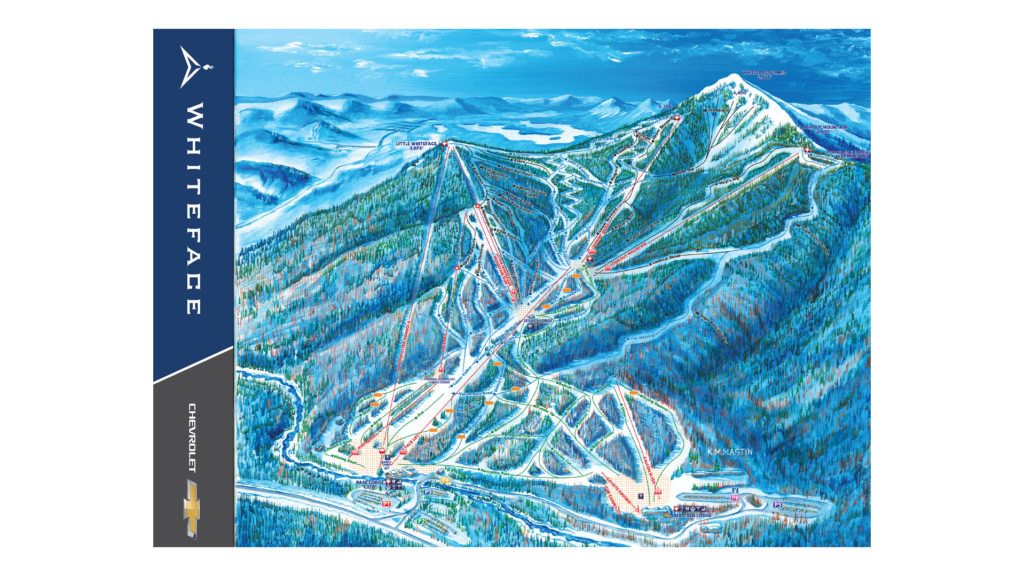 Whiteface Ski Map And Information - Free Piste Map