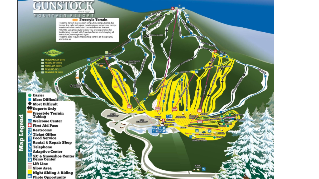 Gunstock Ski Map 1024x576 